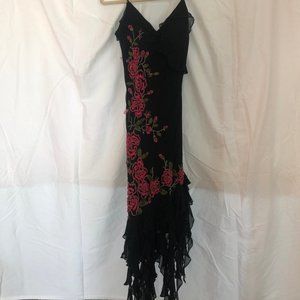 Embroidered Vintage Gown